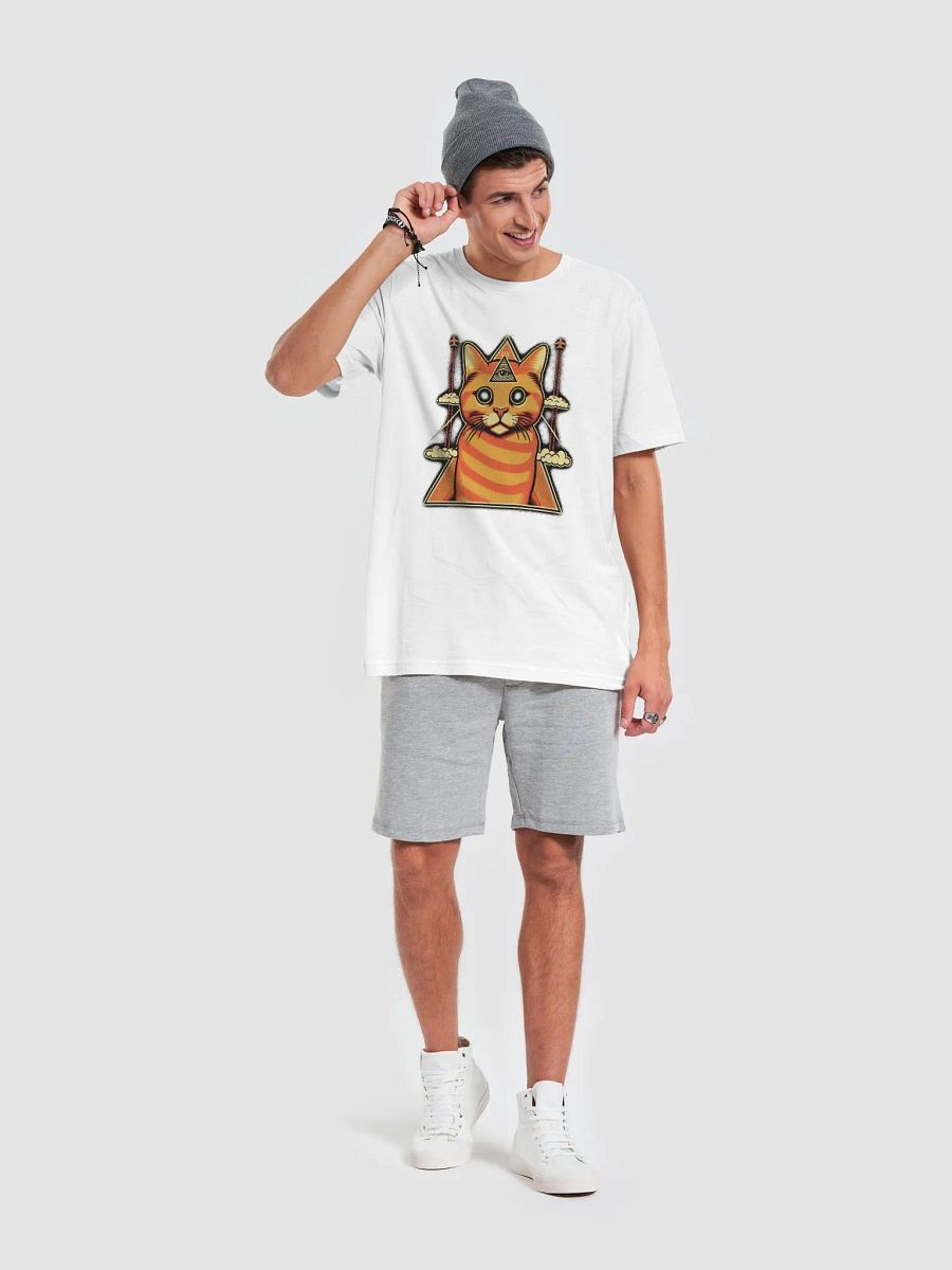 Illuminati Chemtrails Cat Tee - Light Colors product image (34)