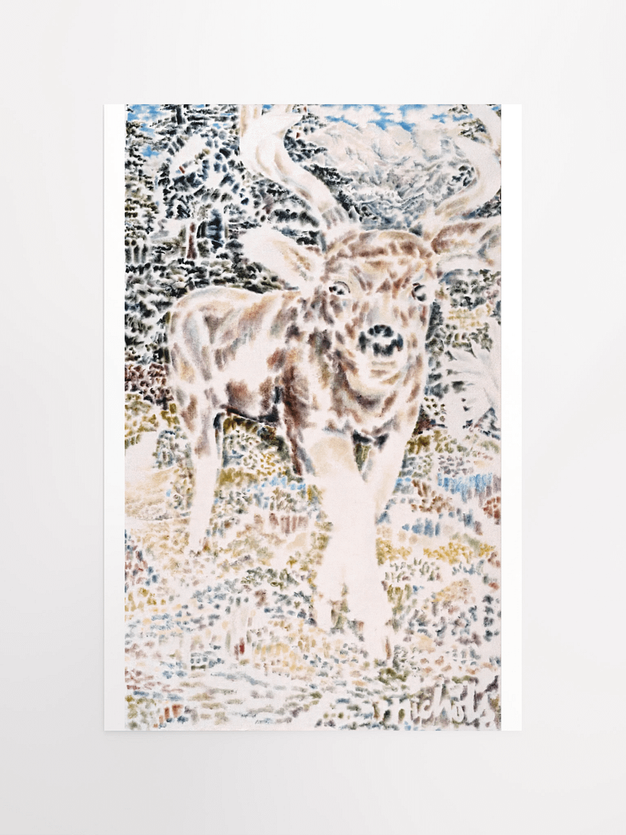 Deer on Desolation (1989) print product image (5)