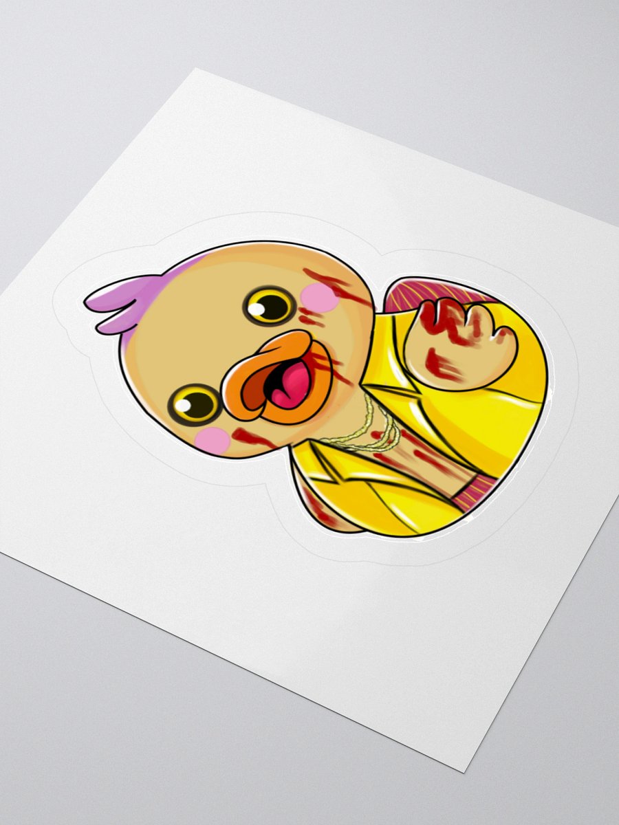 The Trickster Duck Kiss Cut Sticker product image (6)
