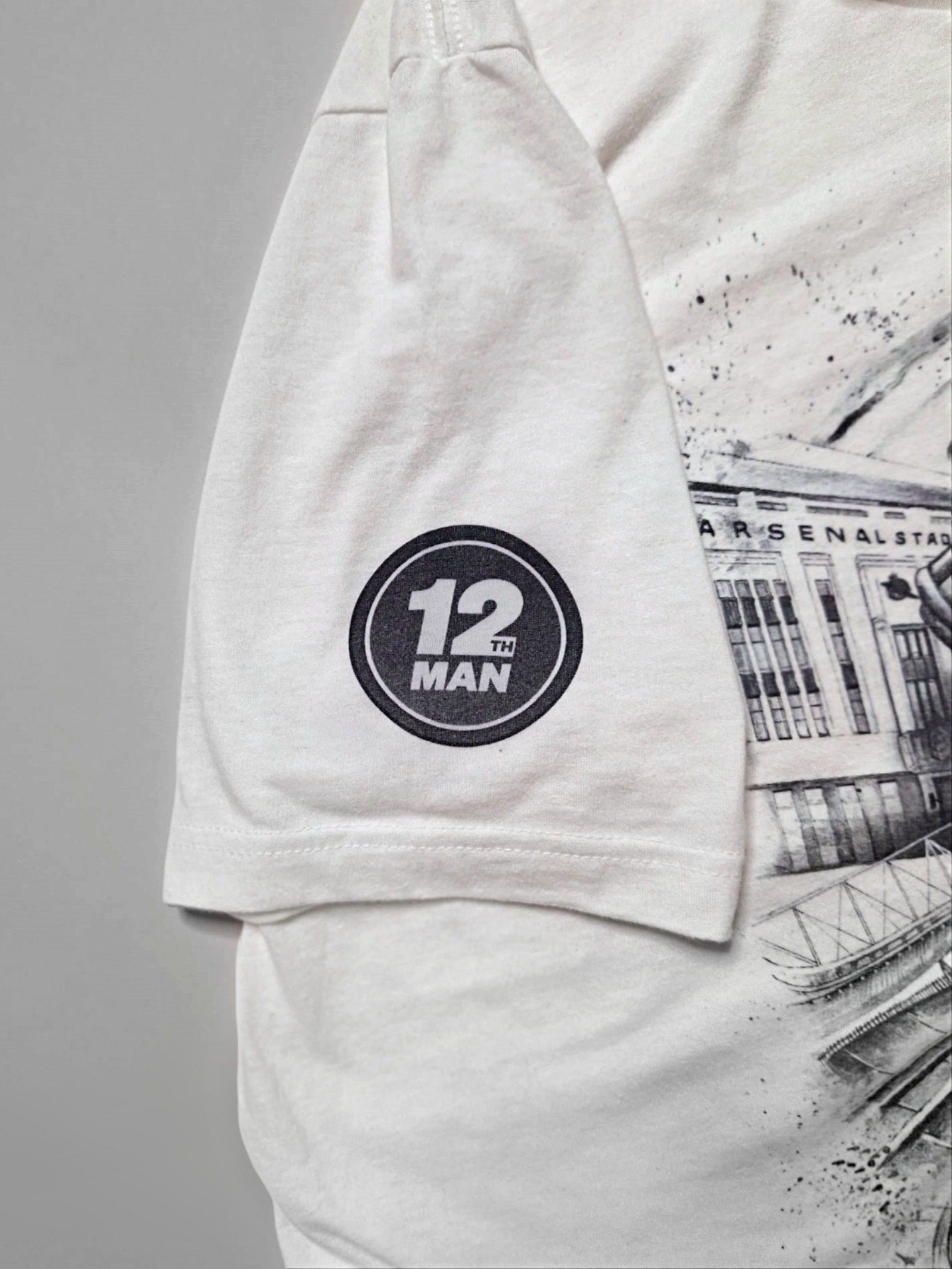 Thierry Henry Arsenal T-Shirt – Front Print Football Artwork (12th Man Podcast Exclusive) Recycled Materials product image (5)