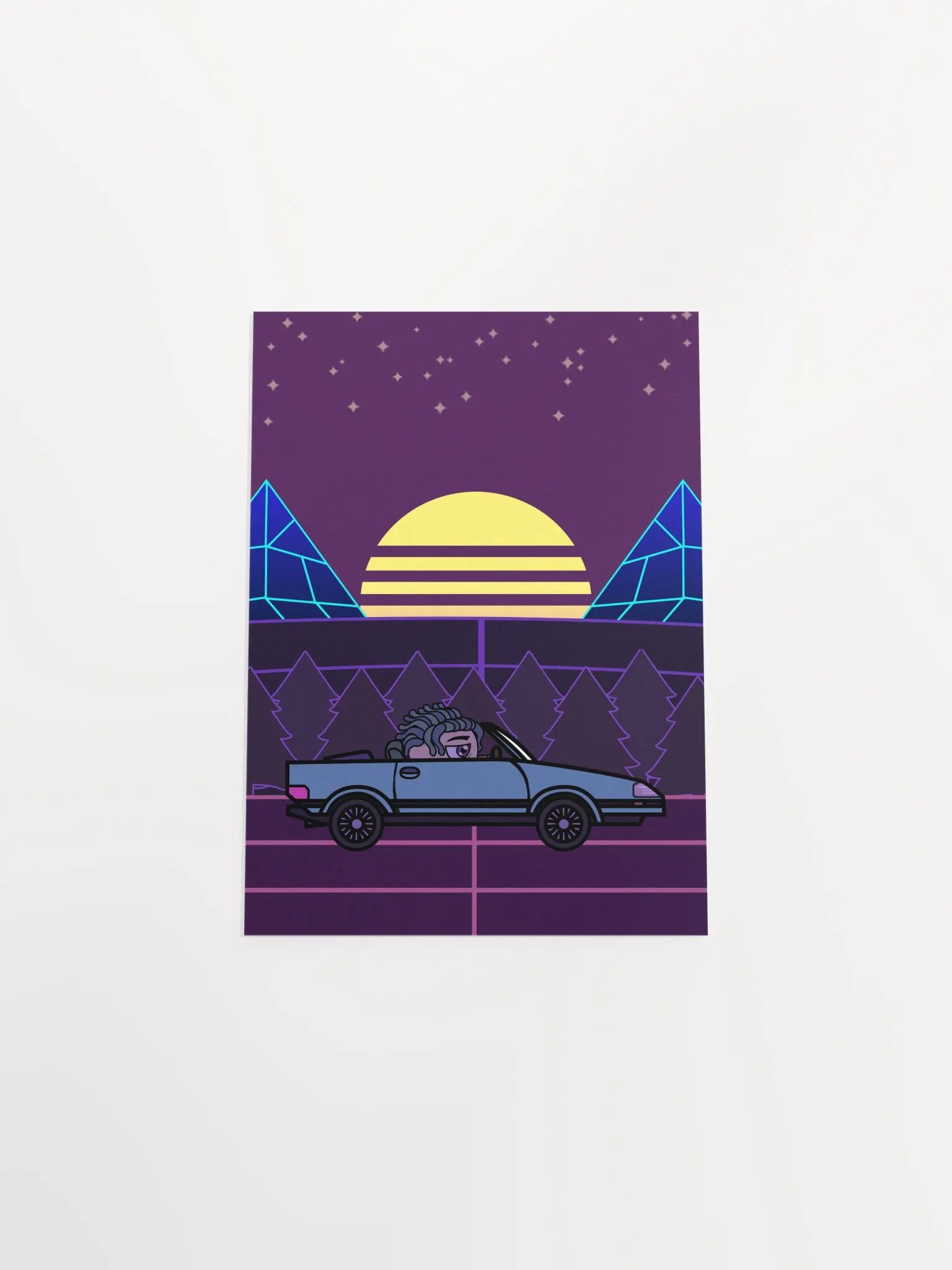Synth Ride Poster product image (28)