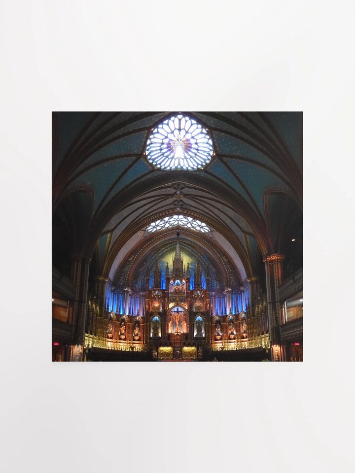 Montreal - Notre Dame Basilica interior - print/poster product image (2)