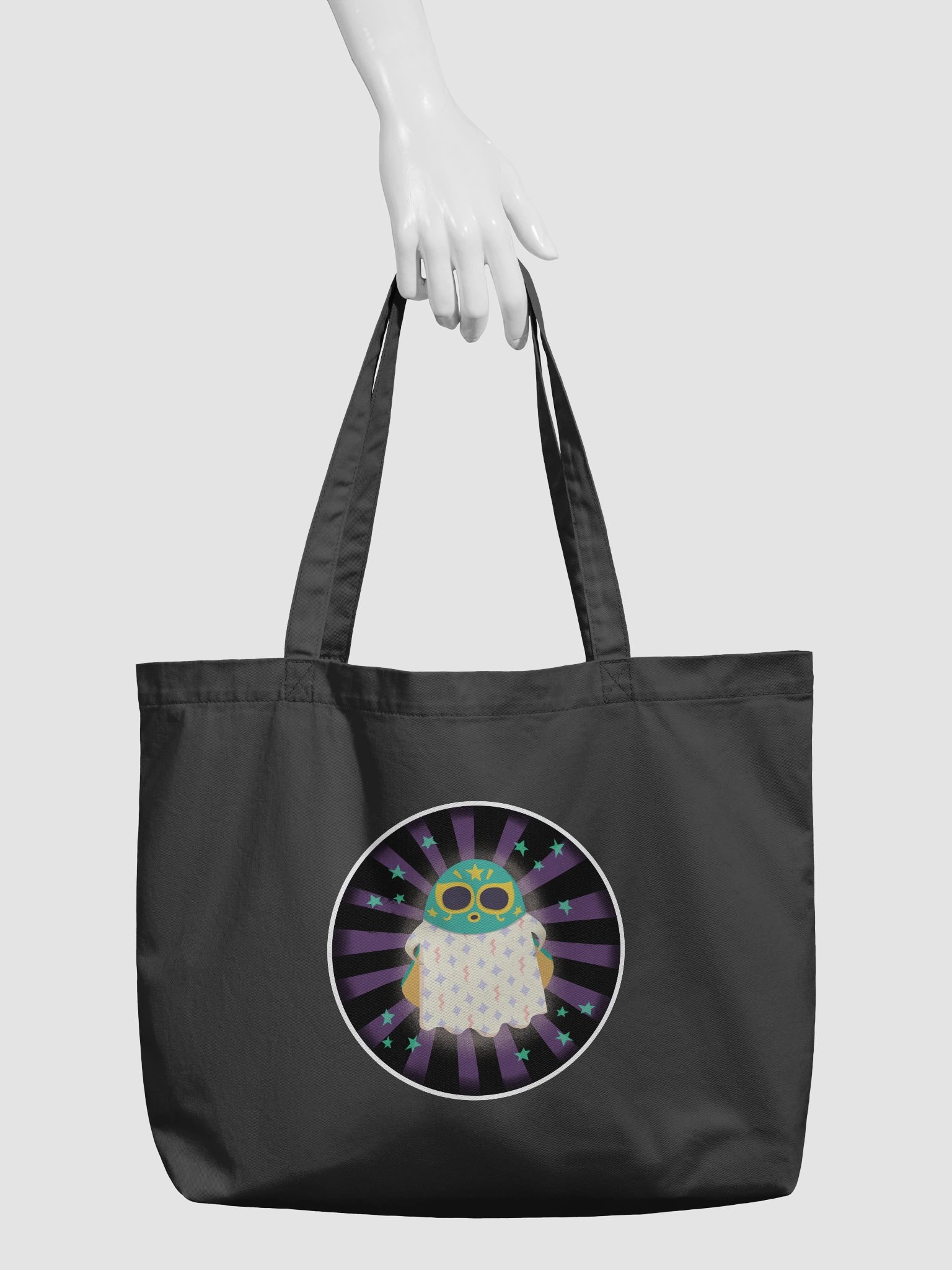 Little Ghost Luchador - Tote Bag product image (4)