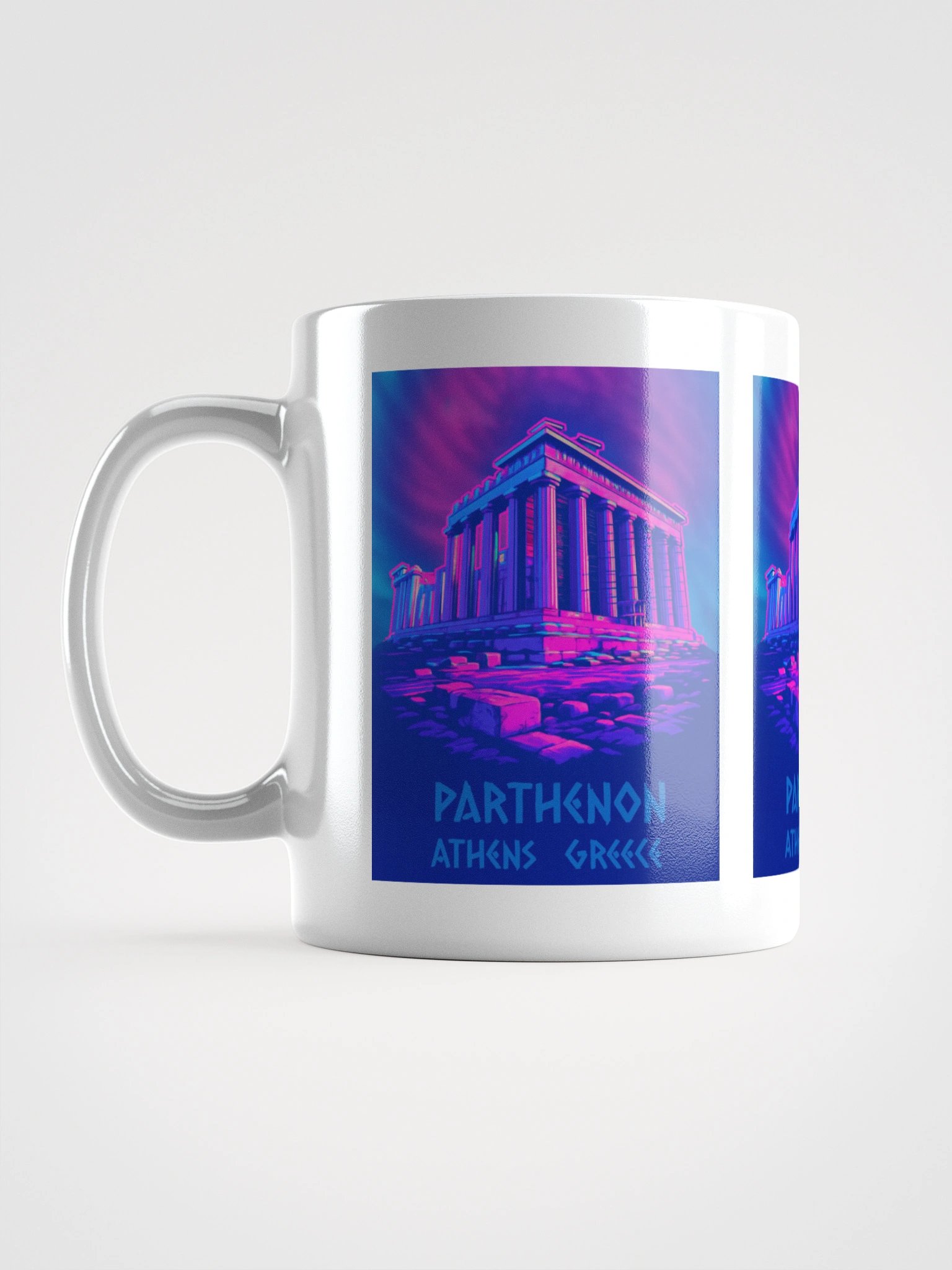 Neon Chill Wave Parthenon Athens Mug product image (16)