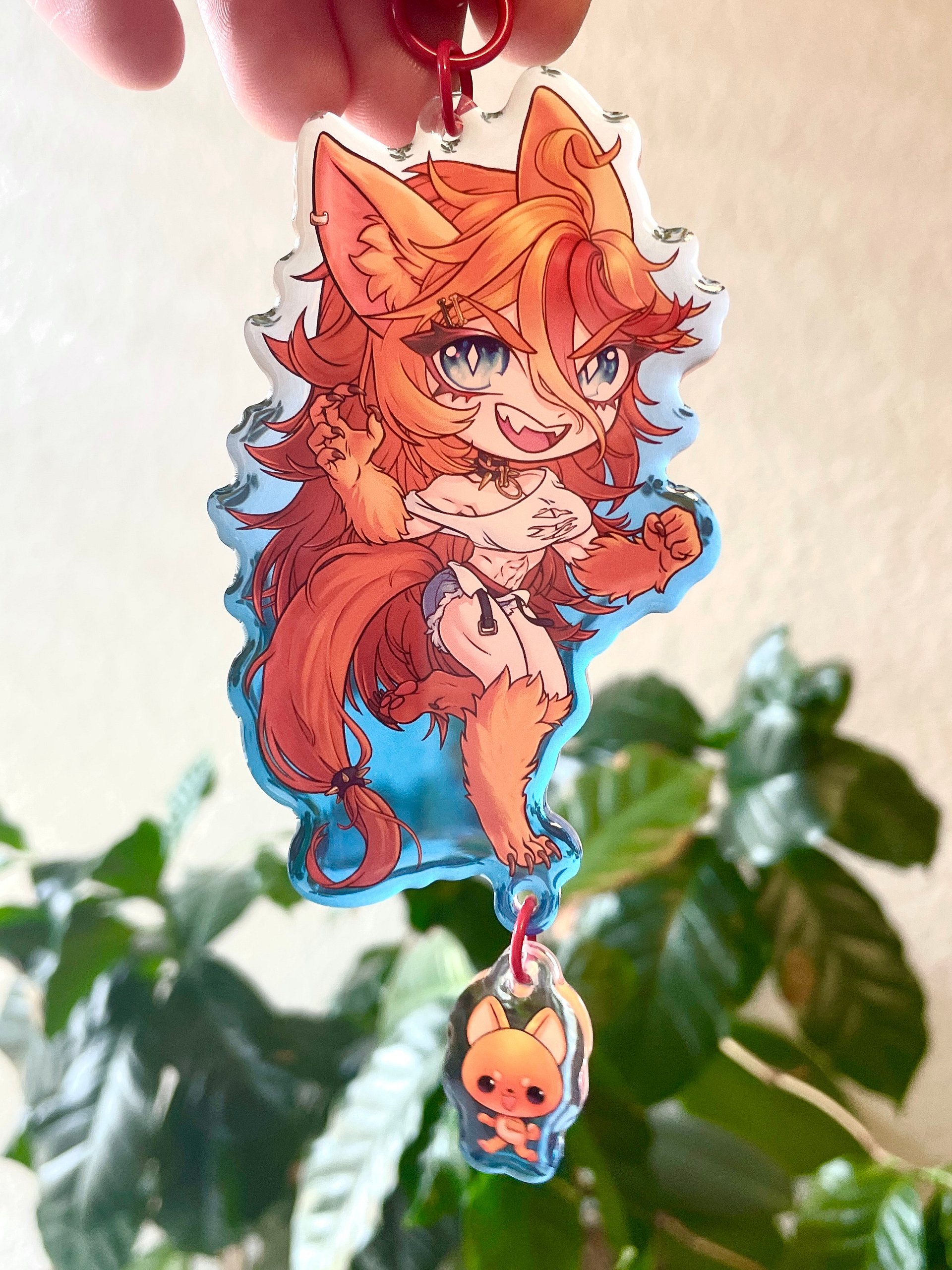 BUFF PUP - Double Acrylic Keychain product image (1)