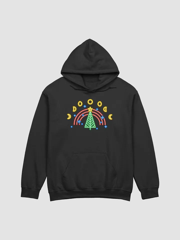 Neon Christmas Tree Moon Phases Hoodie 3540 product image (1)