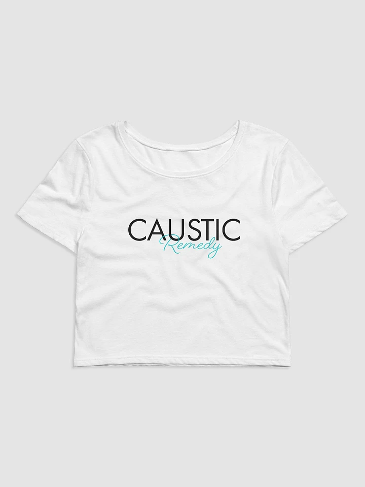 Caustic Remedy Cropped Tee (White) product image (1)