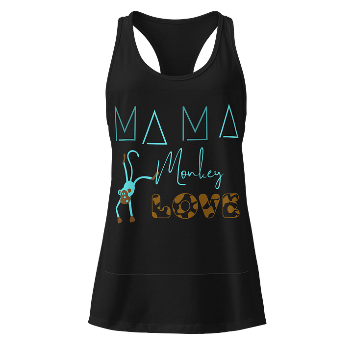 MAMA Monkey Love Racerback Tank product image (1)