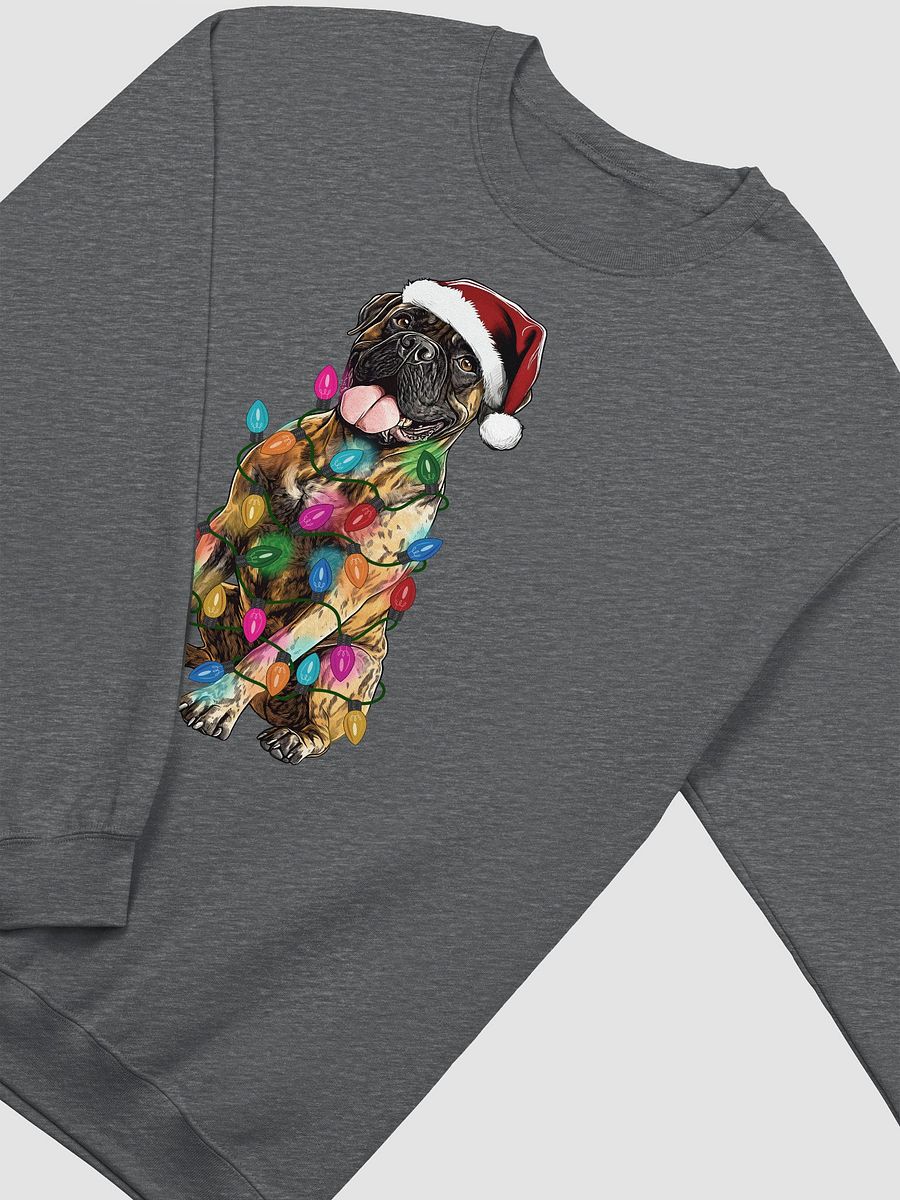 Funny Bullmastiff(Brindle) Christmas Sweatshirt product image (4)