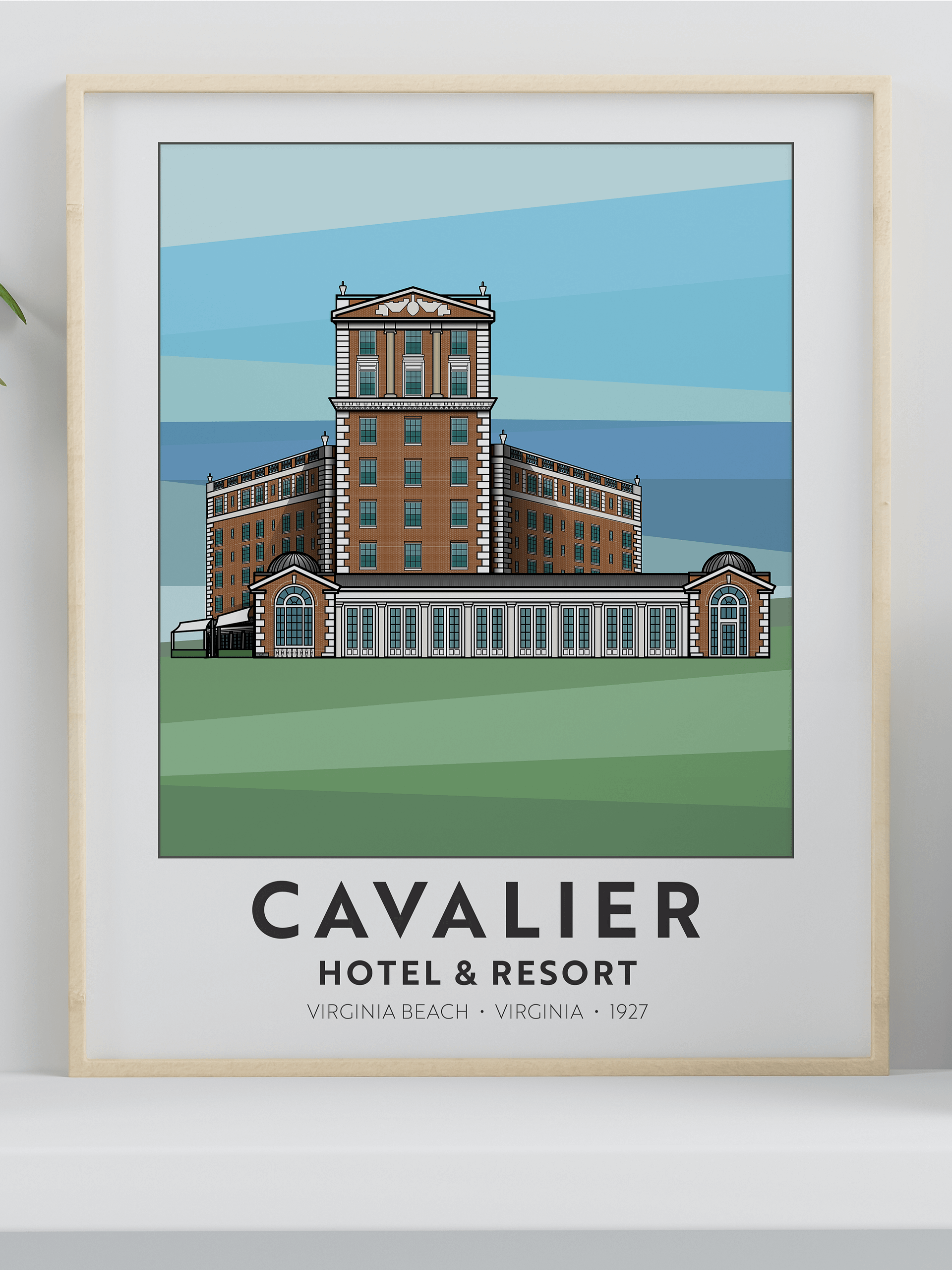 Cavalier Hotel Art Print product image (1)