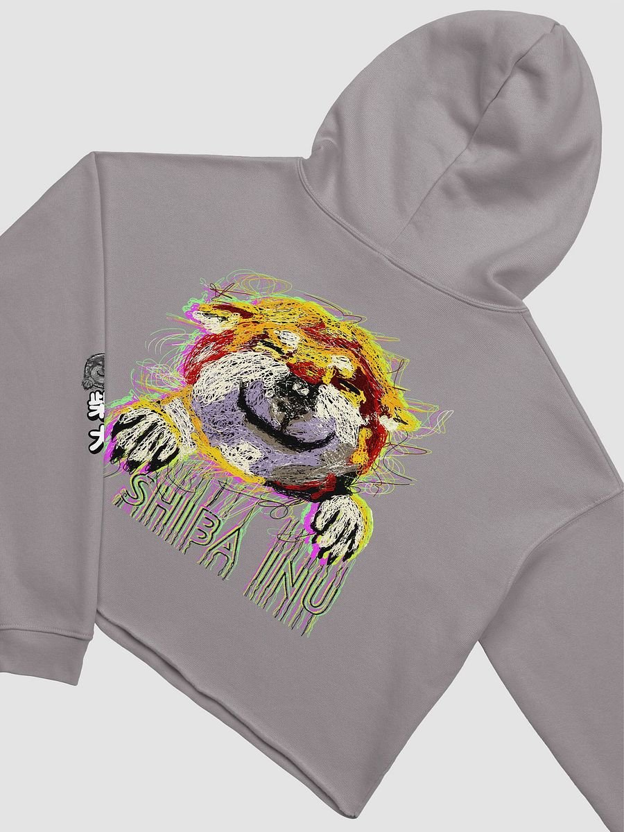 "HI" SHIBA INU Crop Hoodie product image (33)