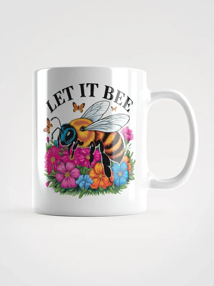 Colorful Let it Bee Flower Mug product image (1)