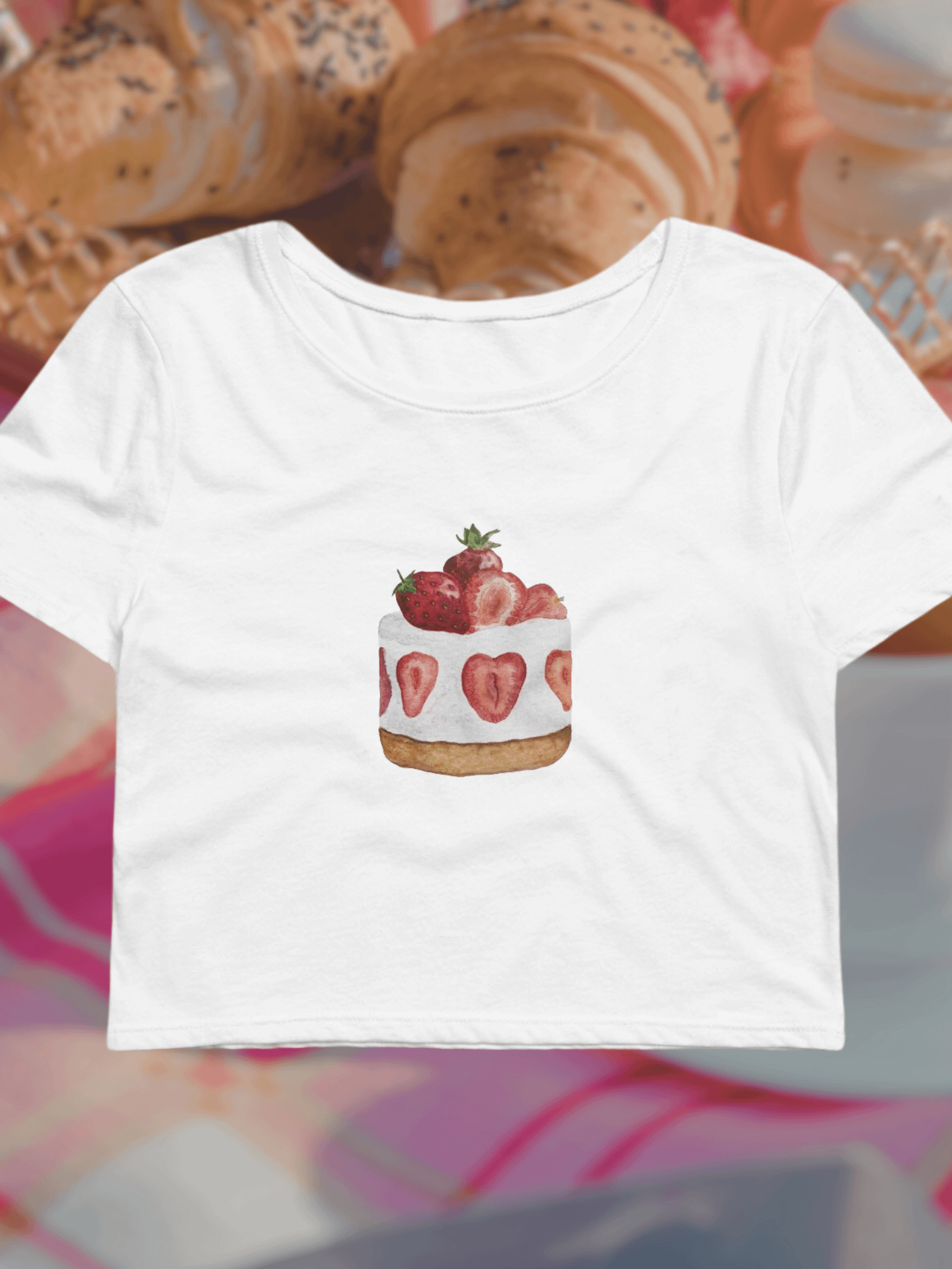 Strawberry Cake Baby Tee product image (2)