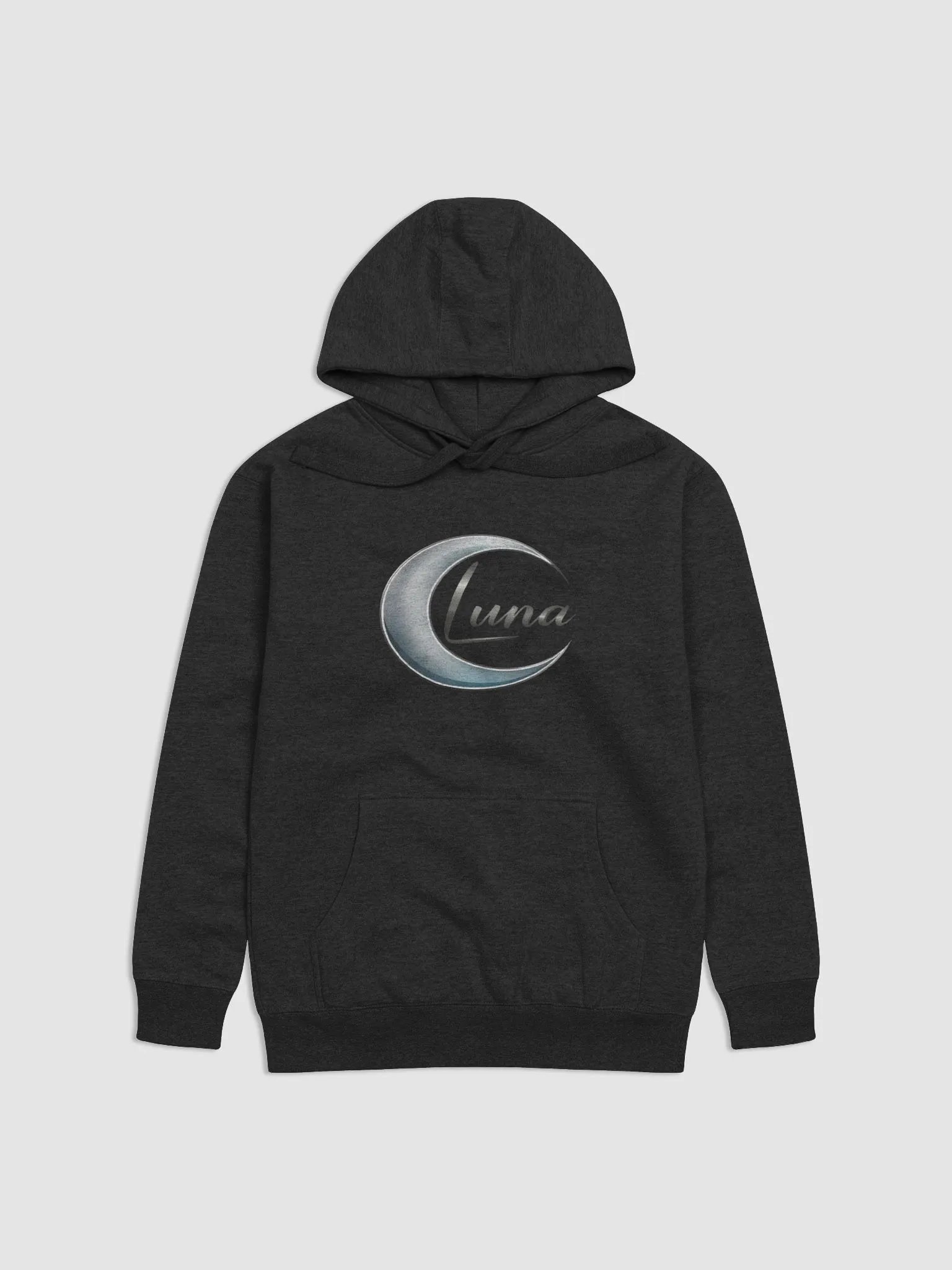 Lustrous Luna Unisex Hoodie - Metallic Crescent Moon - TDSMusic product image (1)