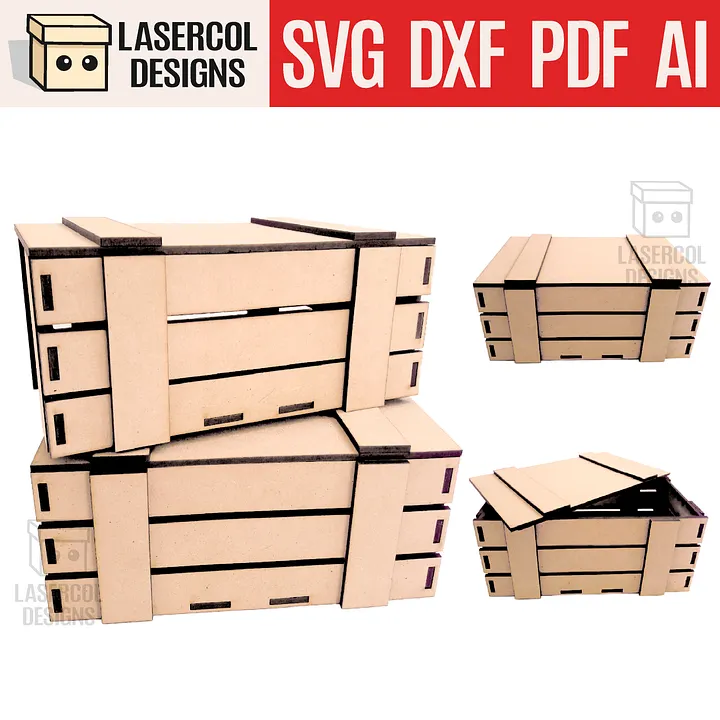 Military Box - Laser Cut Files product image (1)