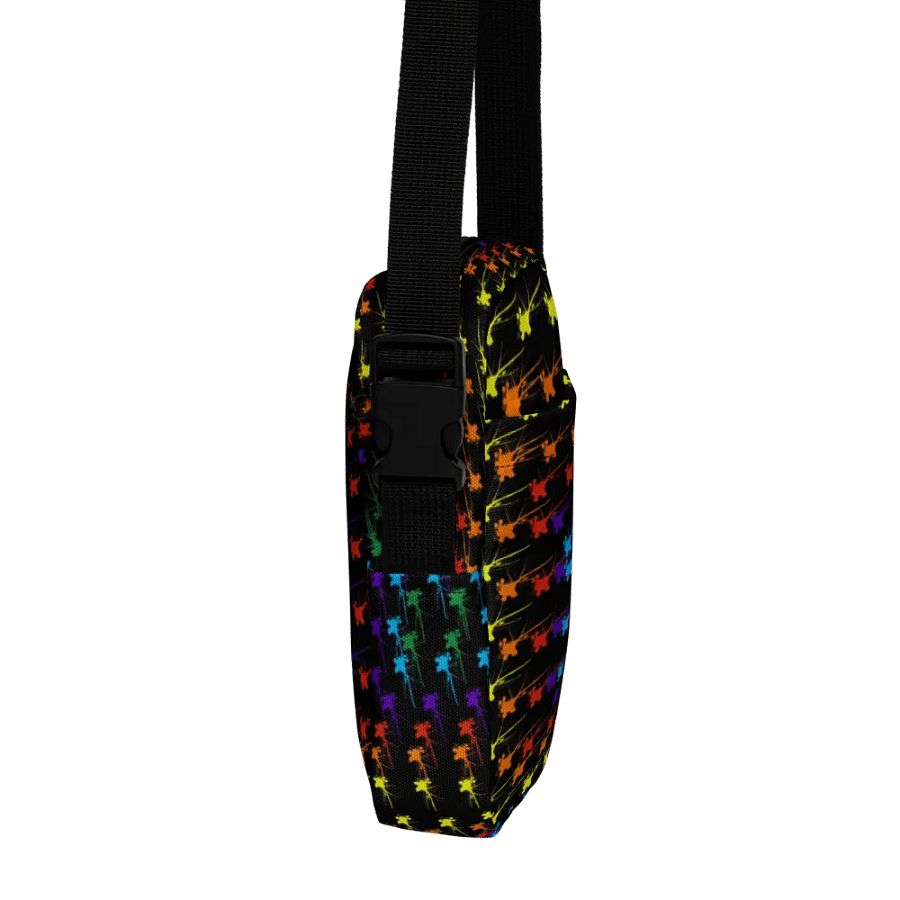 Rainbow splash paint All-Over Crossbody Bag product image (4)