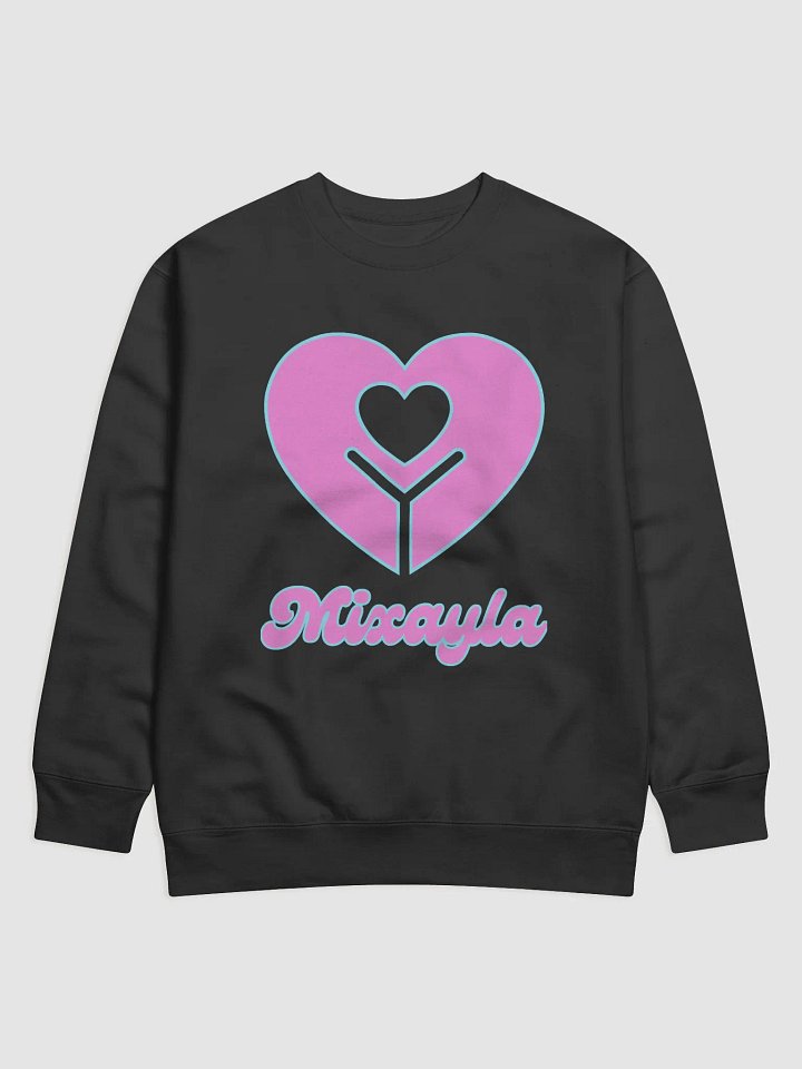 Black Crew Neck (Pink Logo) product image (1)