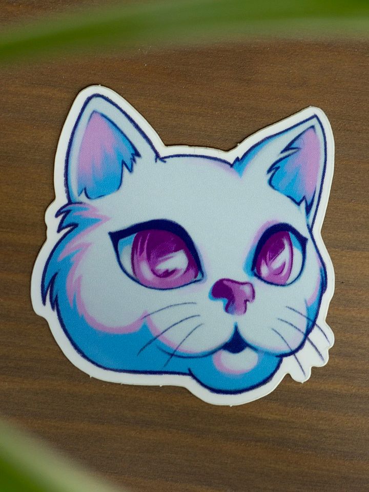 Trans Cat Sticker product image (1)