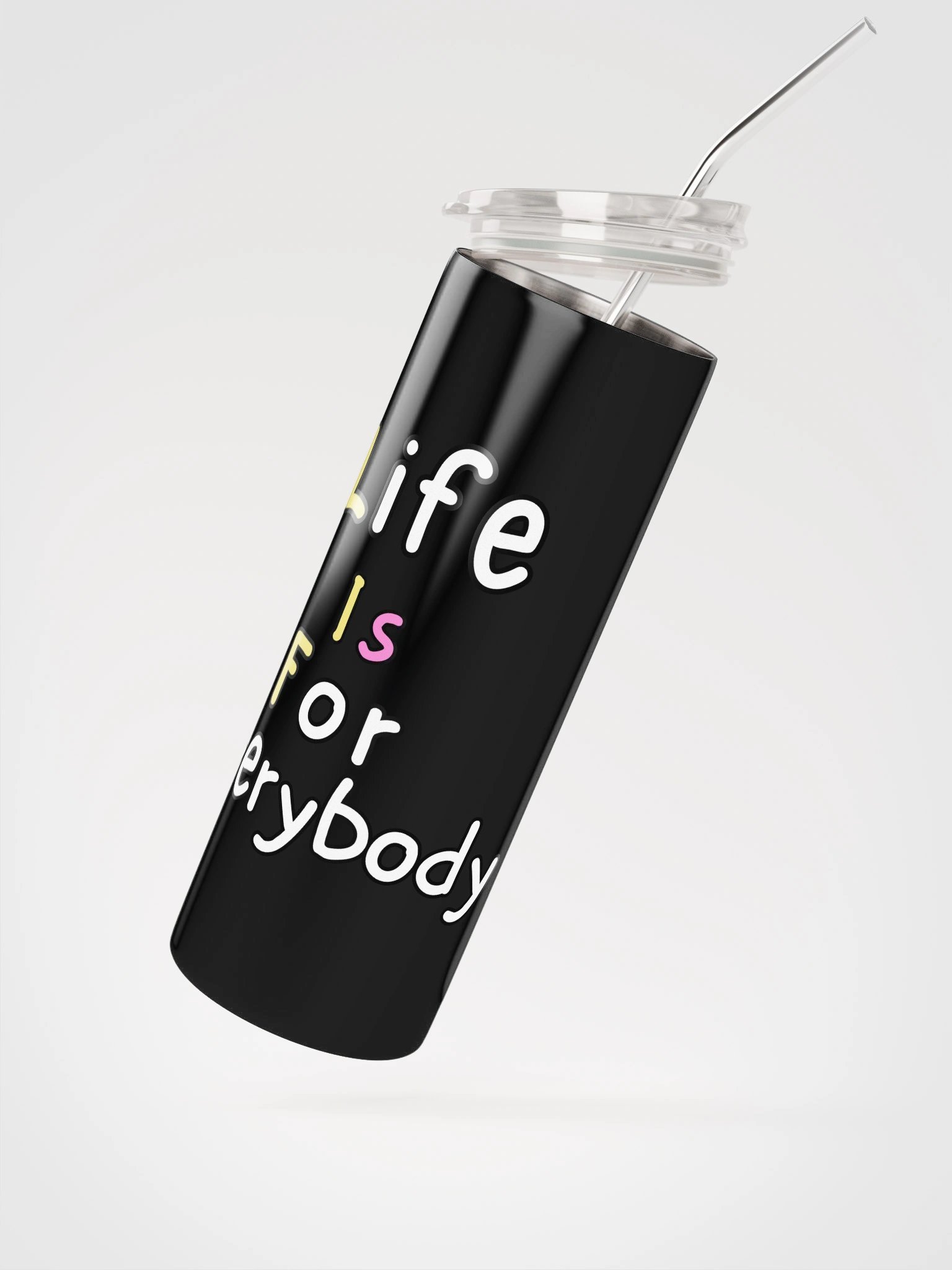 Playful Words Stainless Steel Tumbler product image (2)