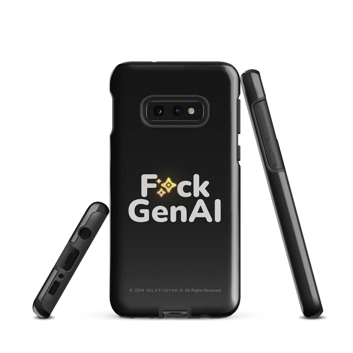 Absolut Idiocy Tough Case - F✨ck Generative AI (Samsung®) product image (2)