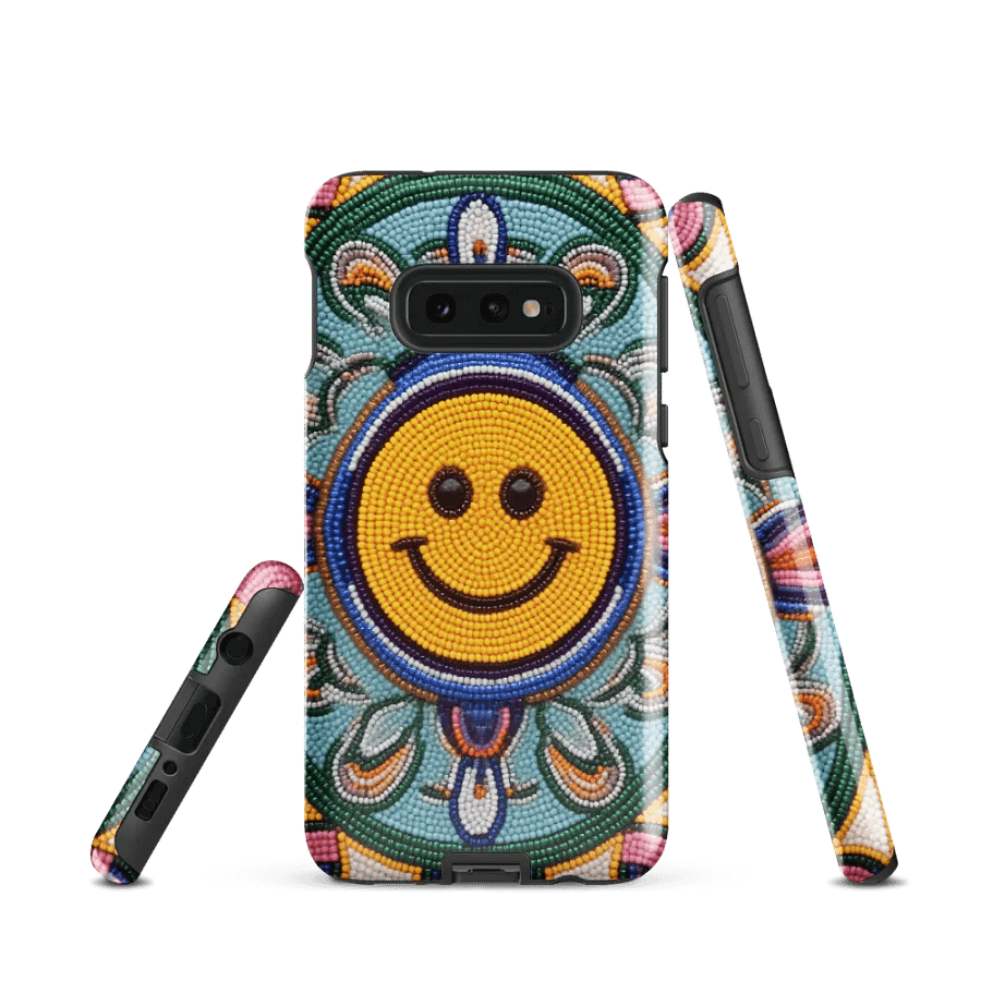 Smiley Face Turquoise Samsung® Tough Case product image (2)