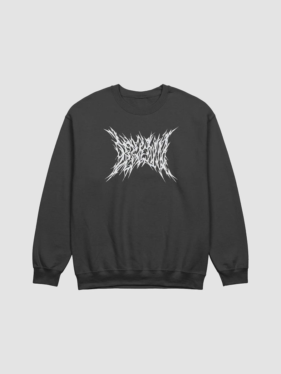Death Metal Logo Sweatshirt (White Text) product image (1)