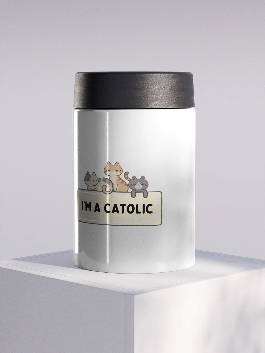 Catolic Cartoon Stainless Steel Koozie product image (1)