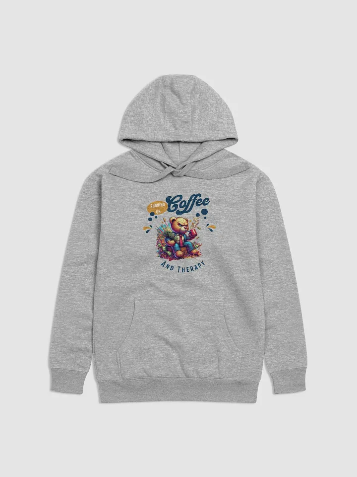 Bear Boss Coffee Therapy Hoodie product image (1)