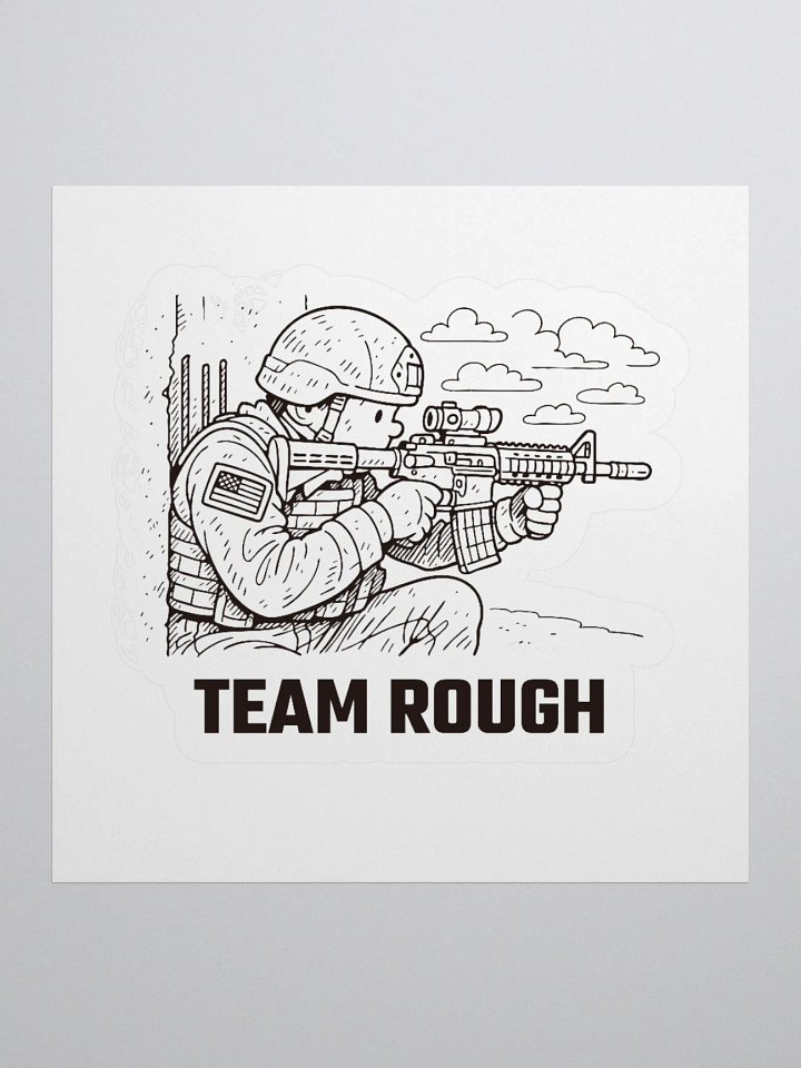 Team Rough – Military-Inspired Bold Graphic Tee | i Roar Concept Design product image (1)