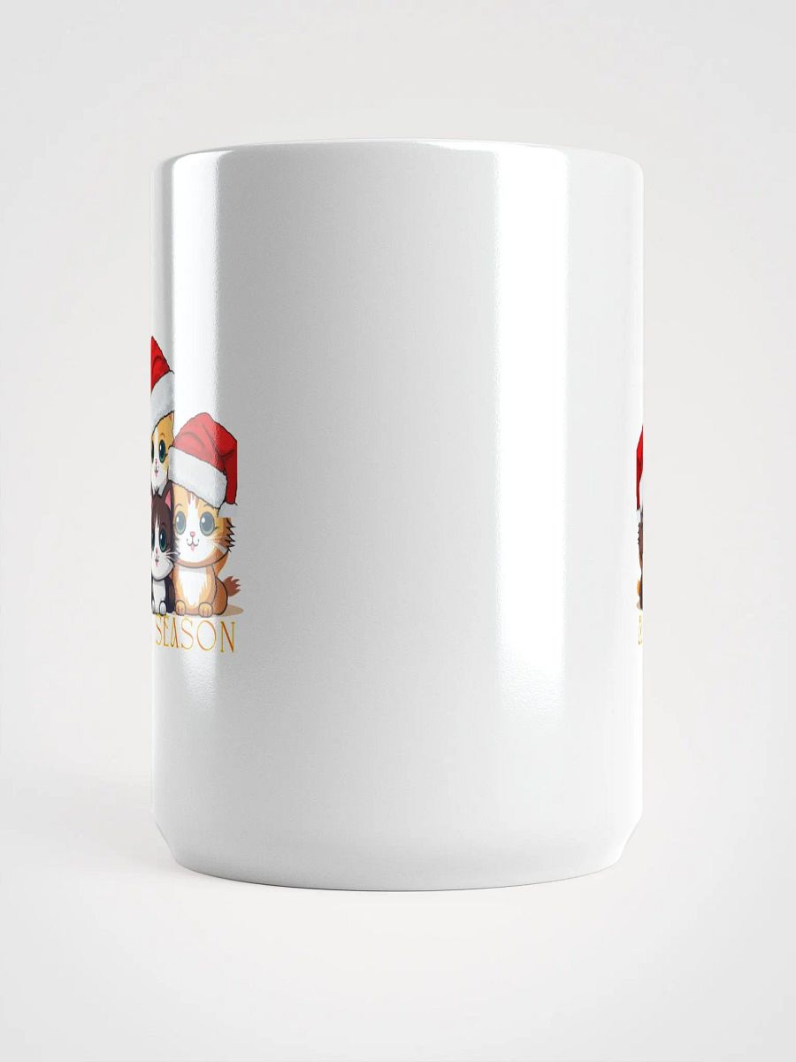 Merry Season Cats White Glossy Mug product image (5)