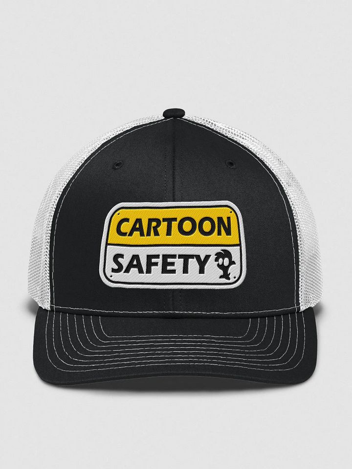 Cartoon Safety Logo Trucker Hat product image (10)