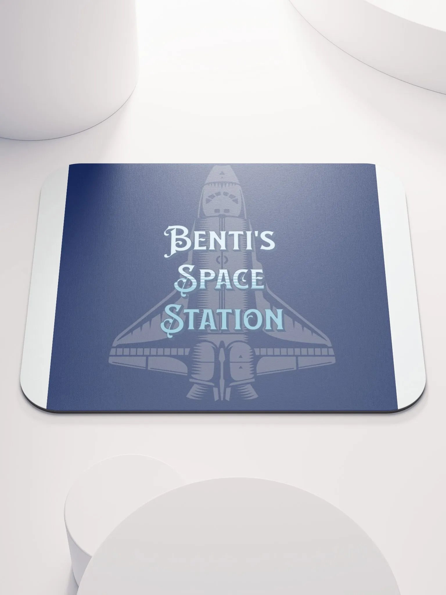 Benti's Space Station Mouse Pad product image (1)