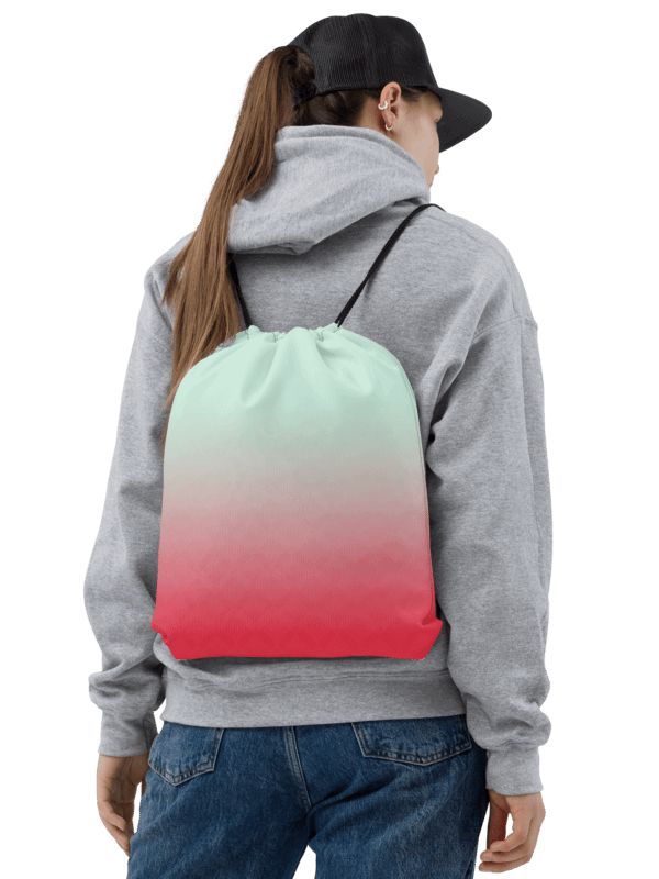 Zenith Zigzag Drawstring Backpack product image (3)