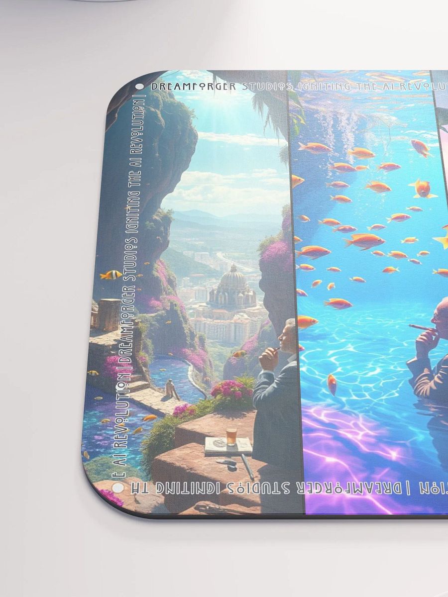 Deep Thinkers: Surrealist Vision Art Gallery Mouse Pad product image (6)