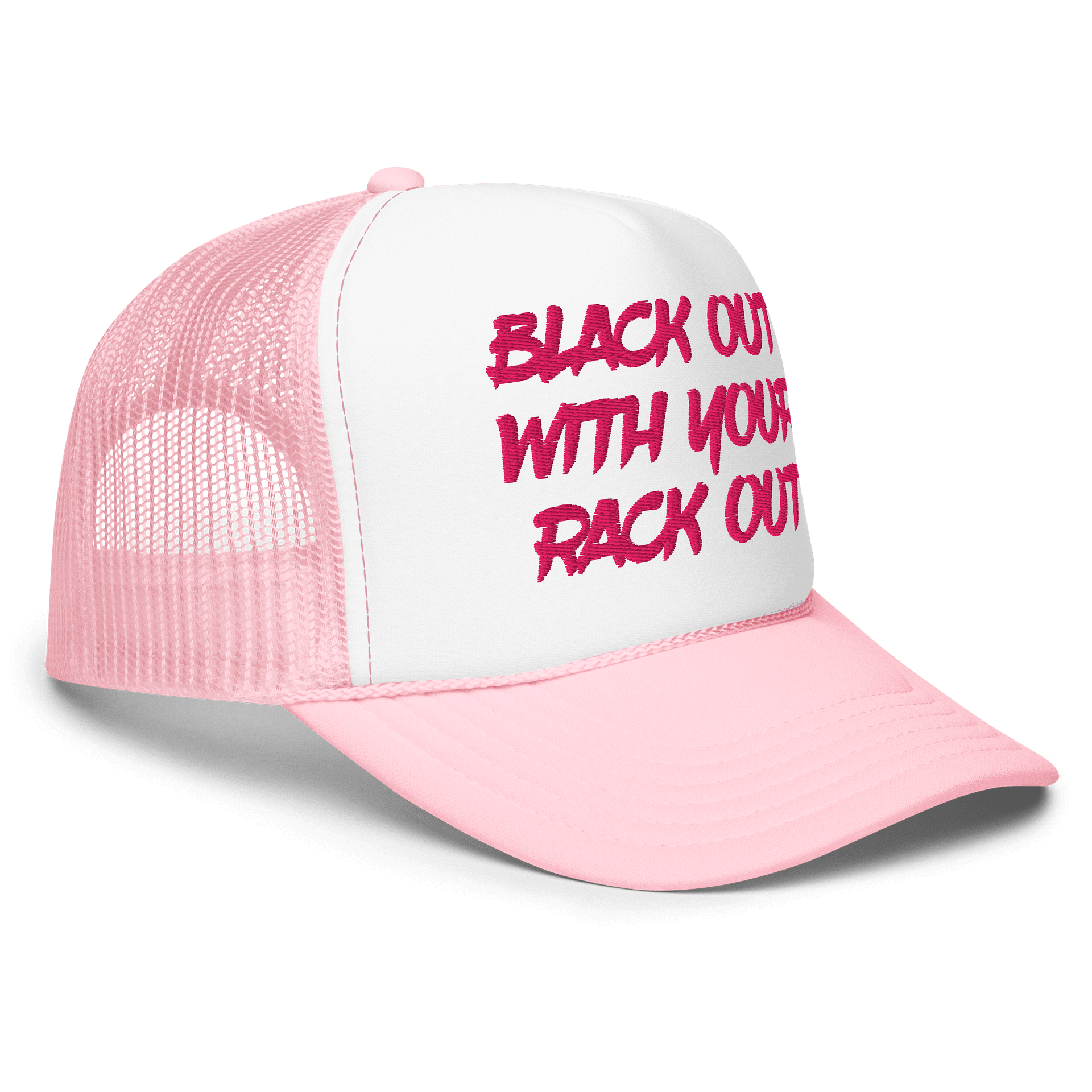 WOMENS BLACK OUT Foam Trucker Hat product image (3)