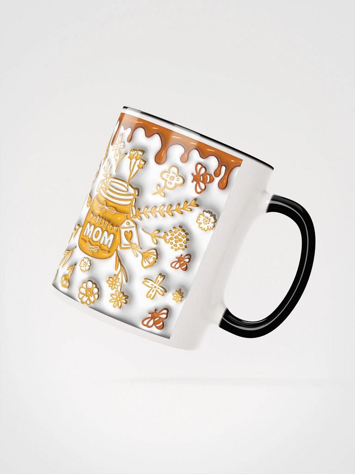 Best Mom Honey 3D Mug, mama bear honey pot mug, gift for mother product image (15)