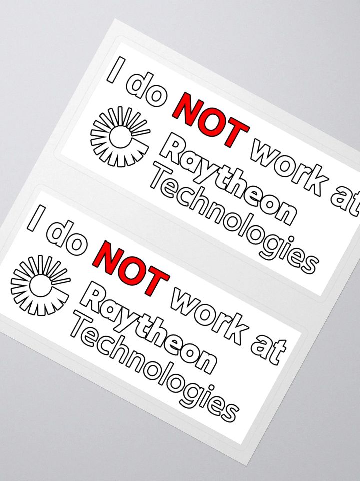 Defense Contractor Stickers product image (2)