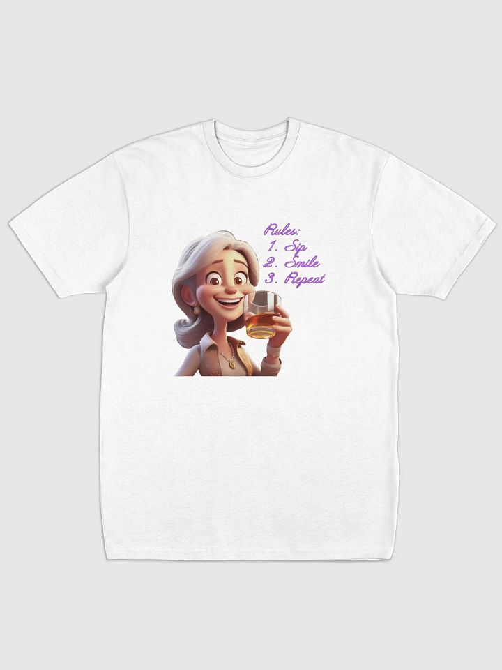 Rules are Sip, Smile & Repeat - TShirt product image (26)