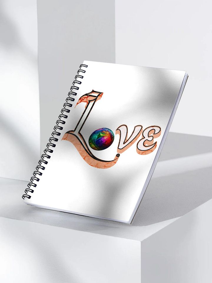 Love Bowling Marble Spiral Notebook product image (2)