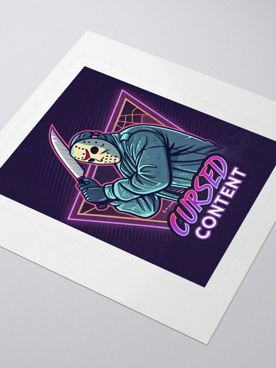 Cursed Content Sticker, Featuring the Shimmer Lake Slasher: Variant #2 product image (3)