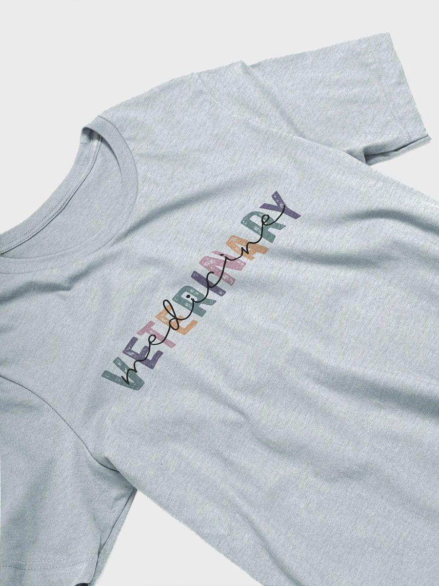 "Veterinary Medicine - Pastel Colors" t-shirt (Light background) product image (6)