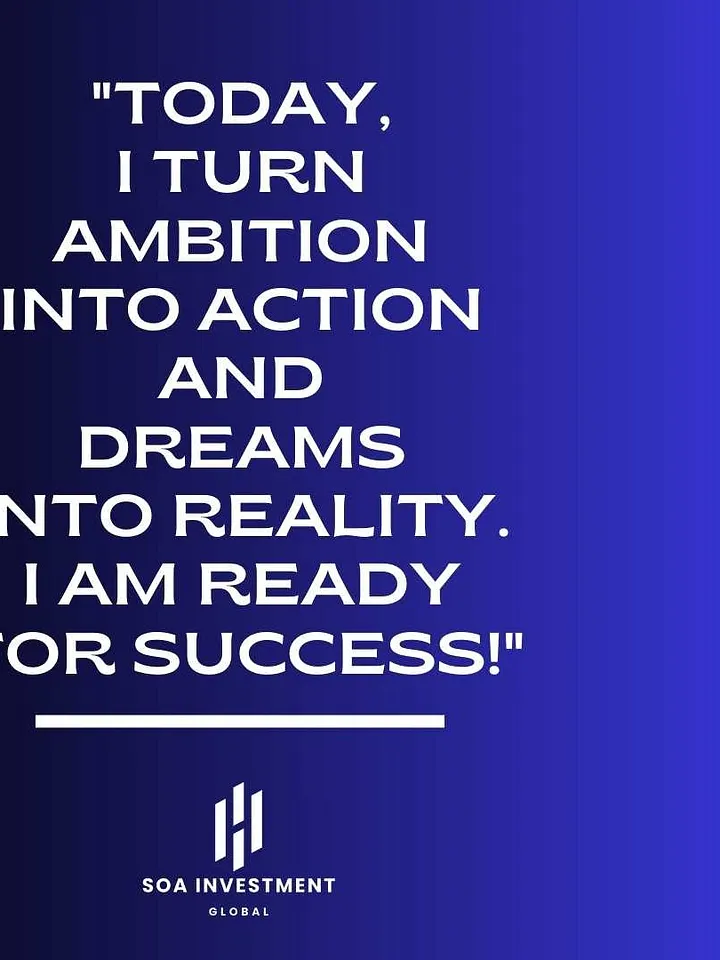 🔥 Transform your mindset, turn ambition into action, and make your dreams a reality—starting today! Empower your success with this daily affirmation wallpaper! 🔥 product image (1)