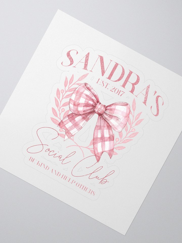 SANDRA'S Special Club Kiss Cut Stickers product image (2)
