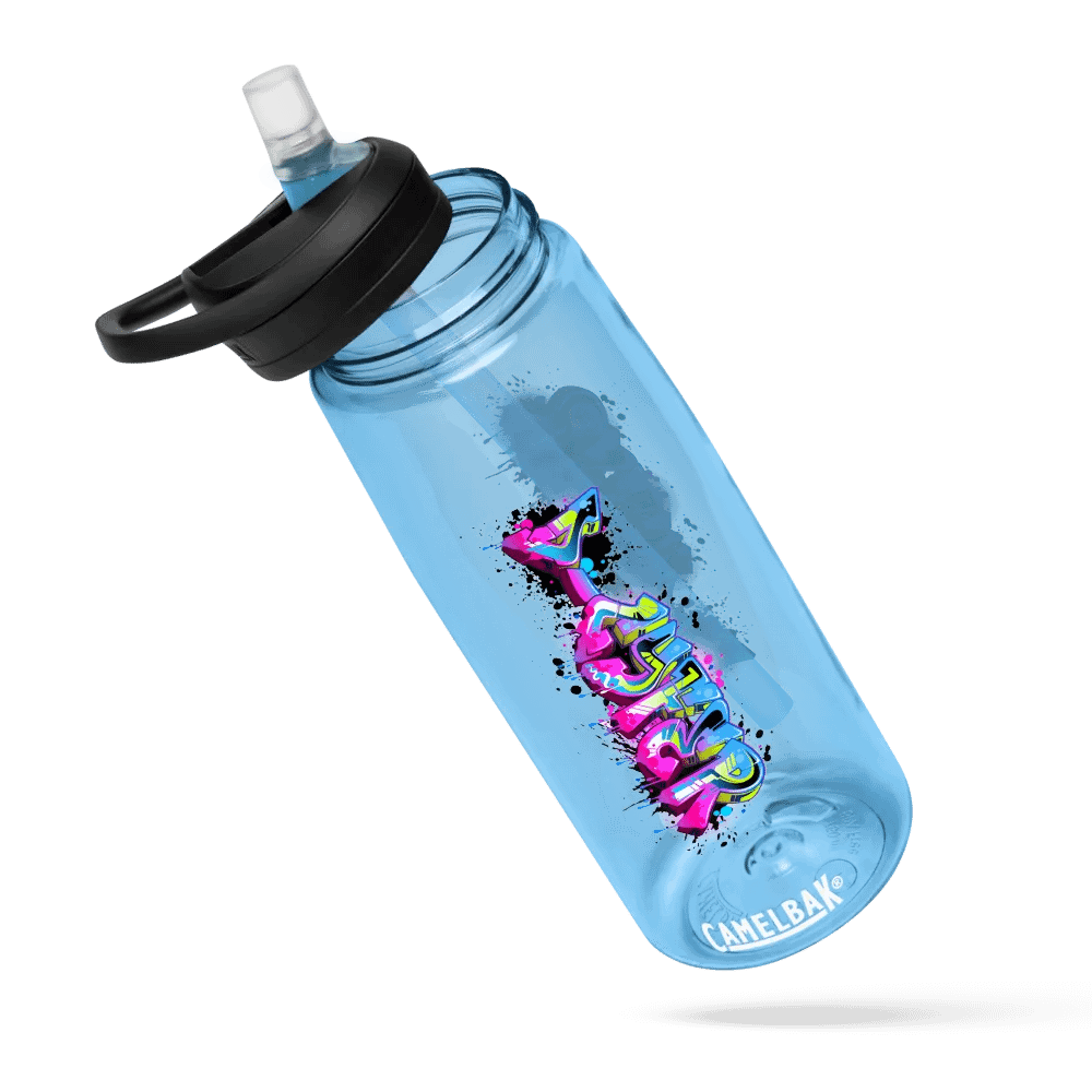 D-cyfer Logo Graffiti DNA Double Helix Sports Water Bottle product image (63)