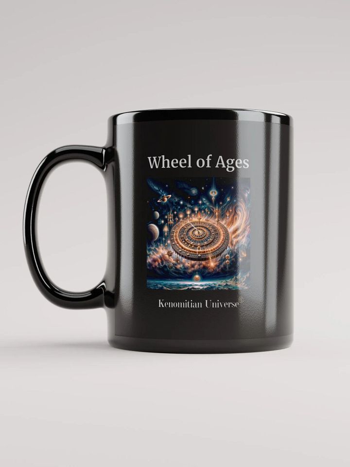 Wheel of Ages | Black Glossy Mug product image (2)
