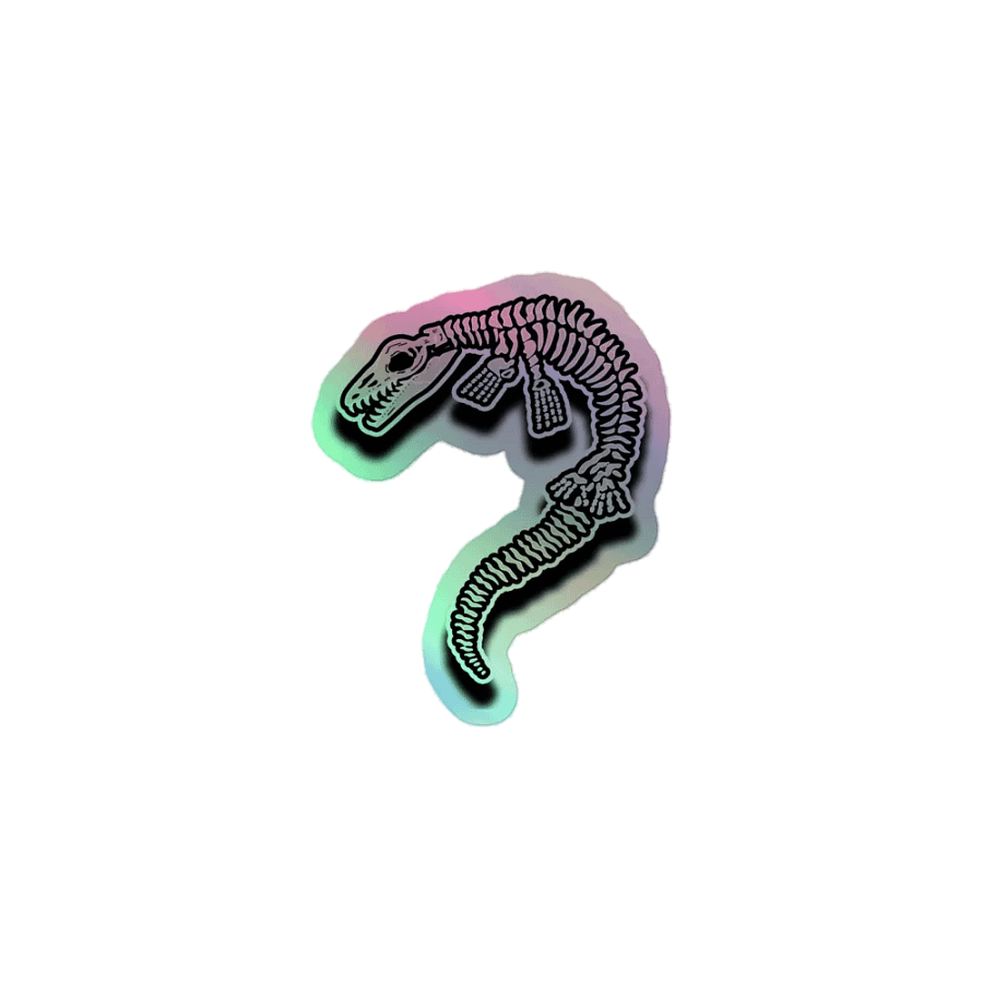 Mosasaur Holographic Sticker Sheet product image (1)