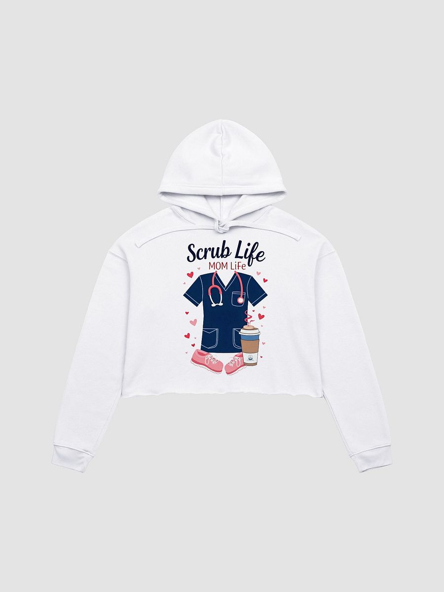 Scrub Life MOM Life Crop Hoodie product image (1)
