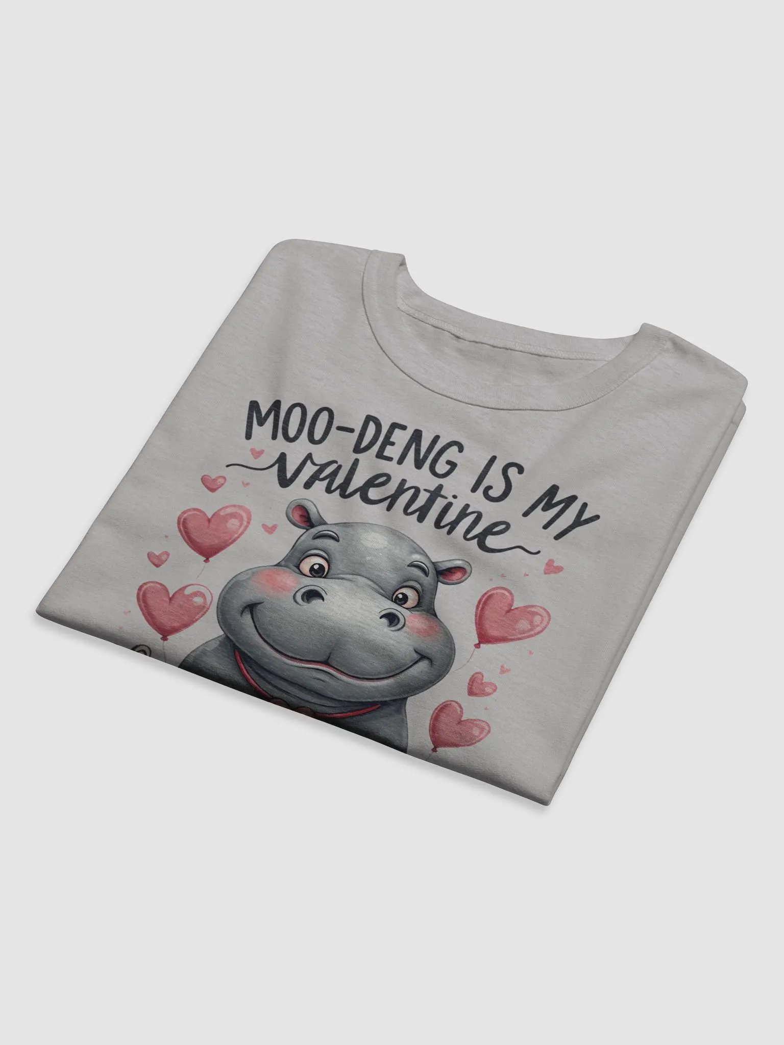 Moo-Deng is My Valentine T-Shirt product image (12)