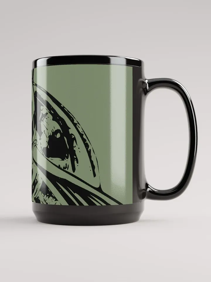 DC-3 Dakota Art Mug Vintage Black & Green Pilot Gift product image (1)