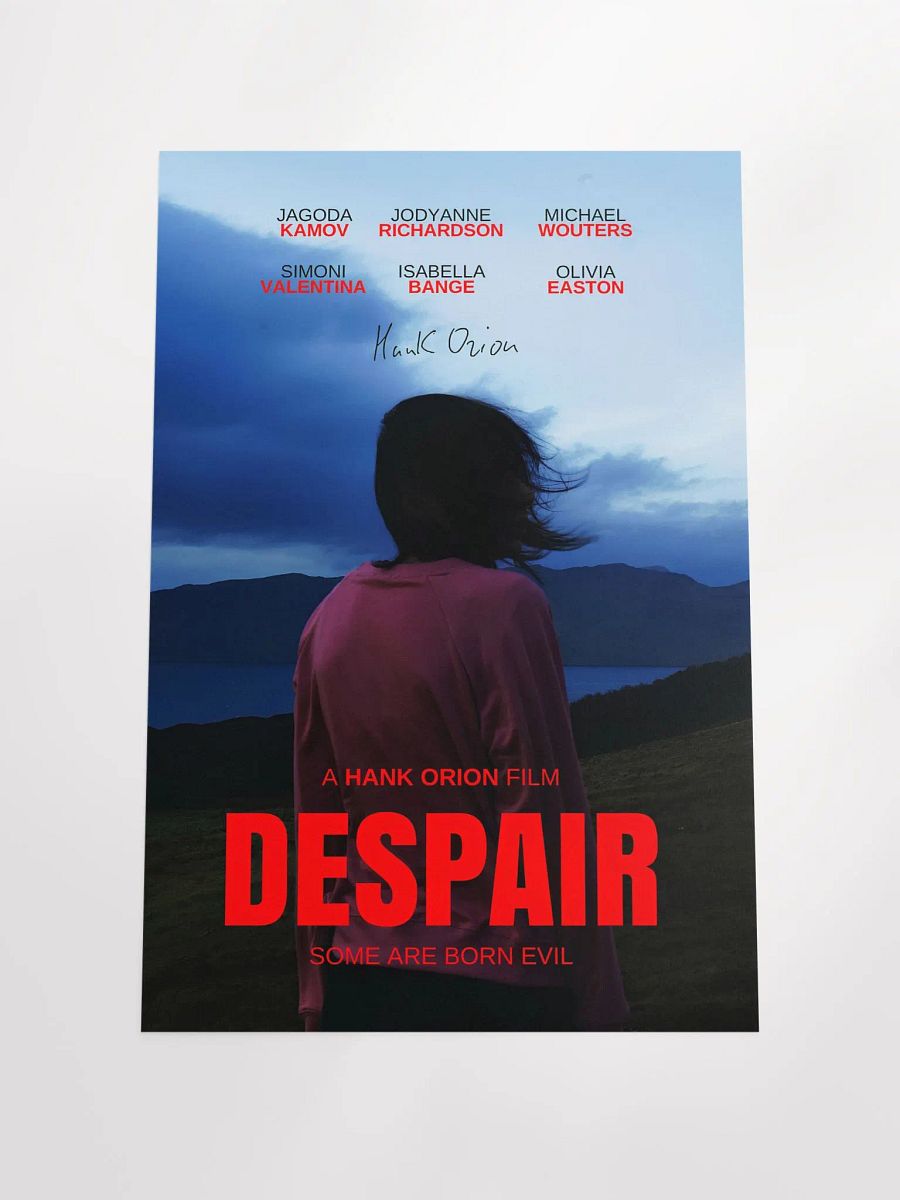 Despair - Official Signed Movie Poster | A Film by Hank Orion product image (7)